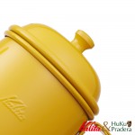 【日本】Kalita 不鏽鋼烤漆細口手沖壺（約700ml）鮮豔黃